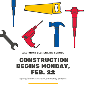 Construction begins Monday, February 22, 2021